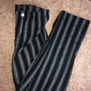 Brandy Melville Black Striped Pants